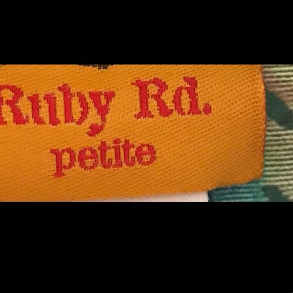 Ruby Rd. 10P Spring/Summer Jacket Blue & Green - Picture 3 of 6